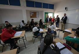 Clavijo reconoce el proyecto de integración del IES La Isleta