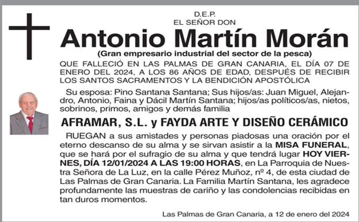 Antonio Martín Morán