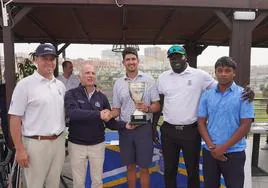 El equipo ganador de esta edición en Las Palmeras Golf.