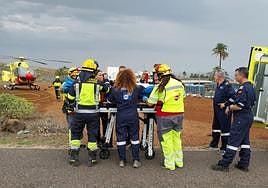 Imagen del suceso ocurrido cerca de Temisas en Agüimes.