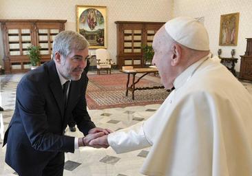 Clavijo: «El papa Francisco agradece al pueblo canario su acogida a los migrantes»