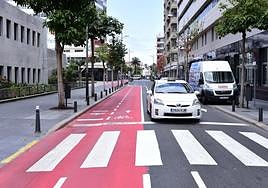 Imagen de archivo de un taxi en León y Castillo.