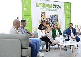 Presentación de los pregoneros del carnaval de Las Palmas de Gran Canaria.