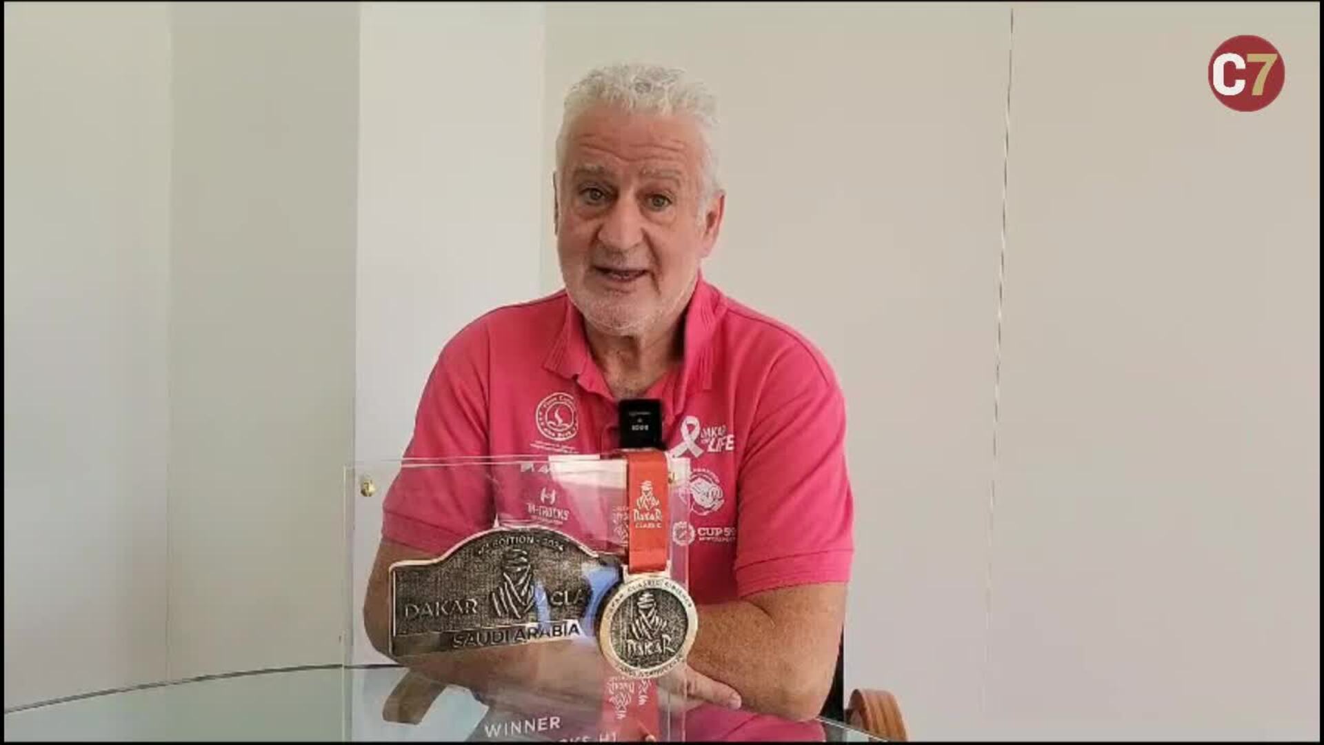 Rafael Lemes disfruta de su gesta en el Dakar 2024