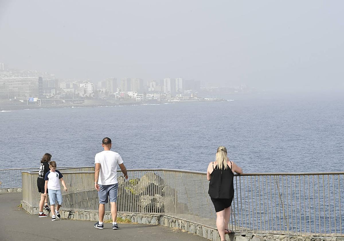 Episodio de calima en Las Palmas de Gran Canaria.