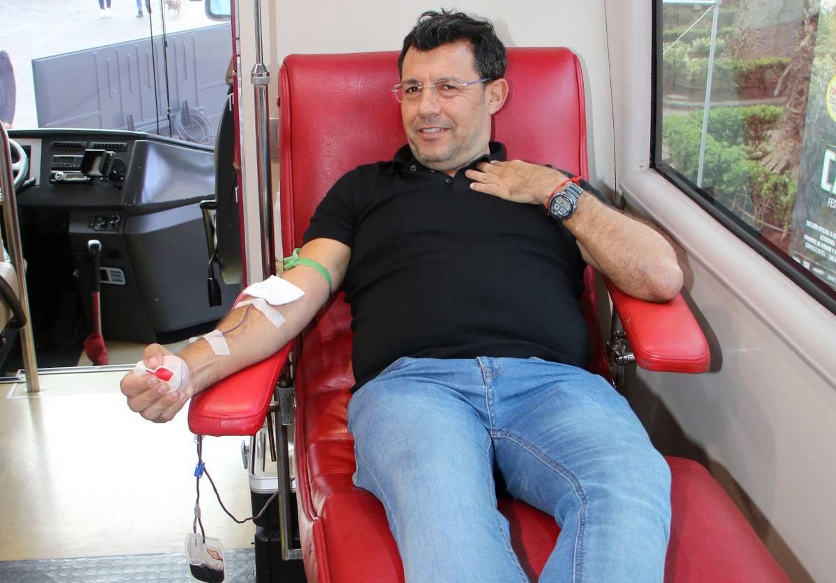 Donante de sangre.