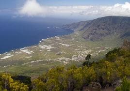 Panorámica de la isla de El Hierro.