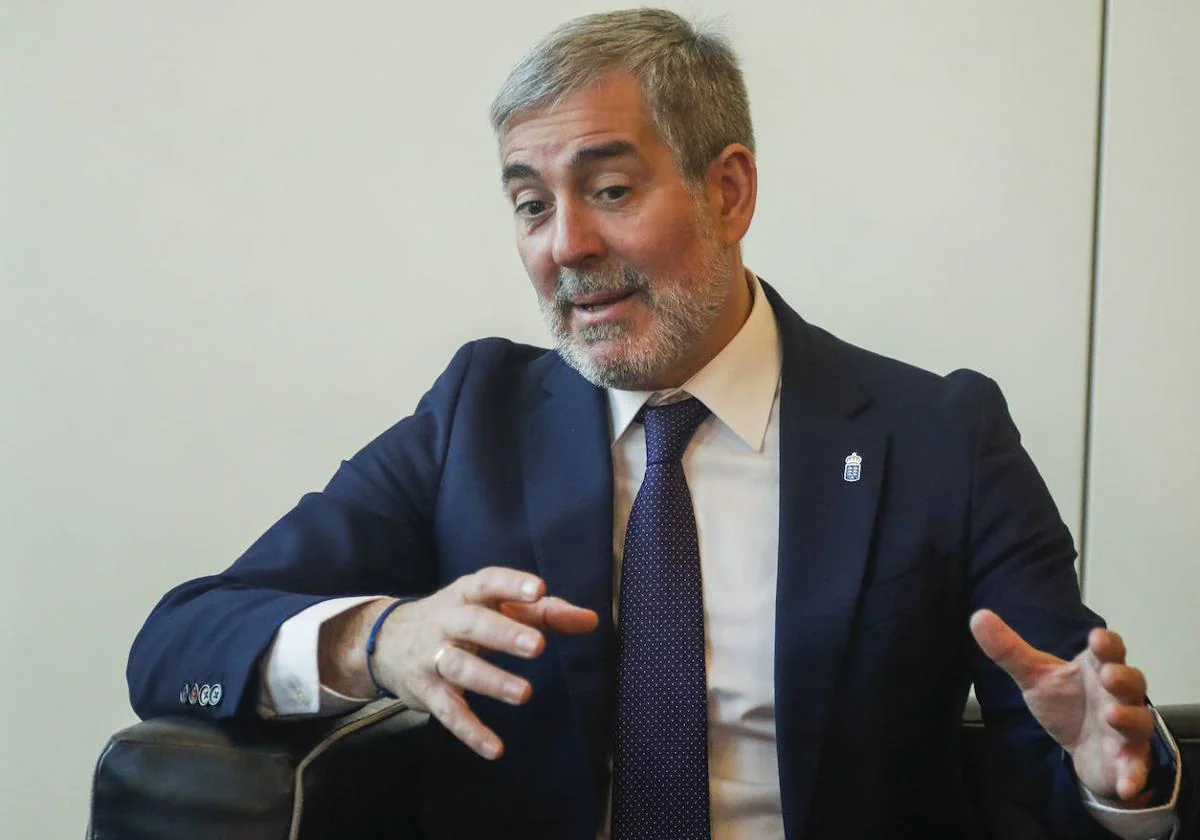 Clavijo sees the withdrawal of Frontex from the Canary Islands as “bad news”