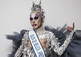 Drag Ármek, candidato al trono drag queen del carnaval de Las Palmas de Gran Canaria.