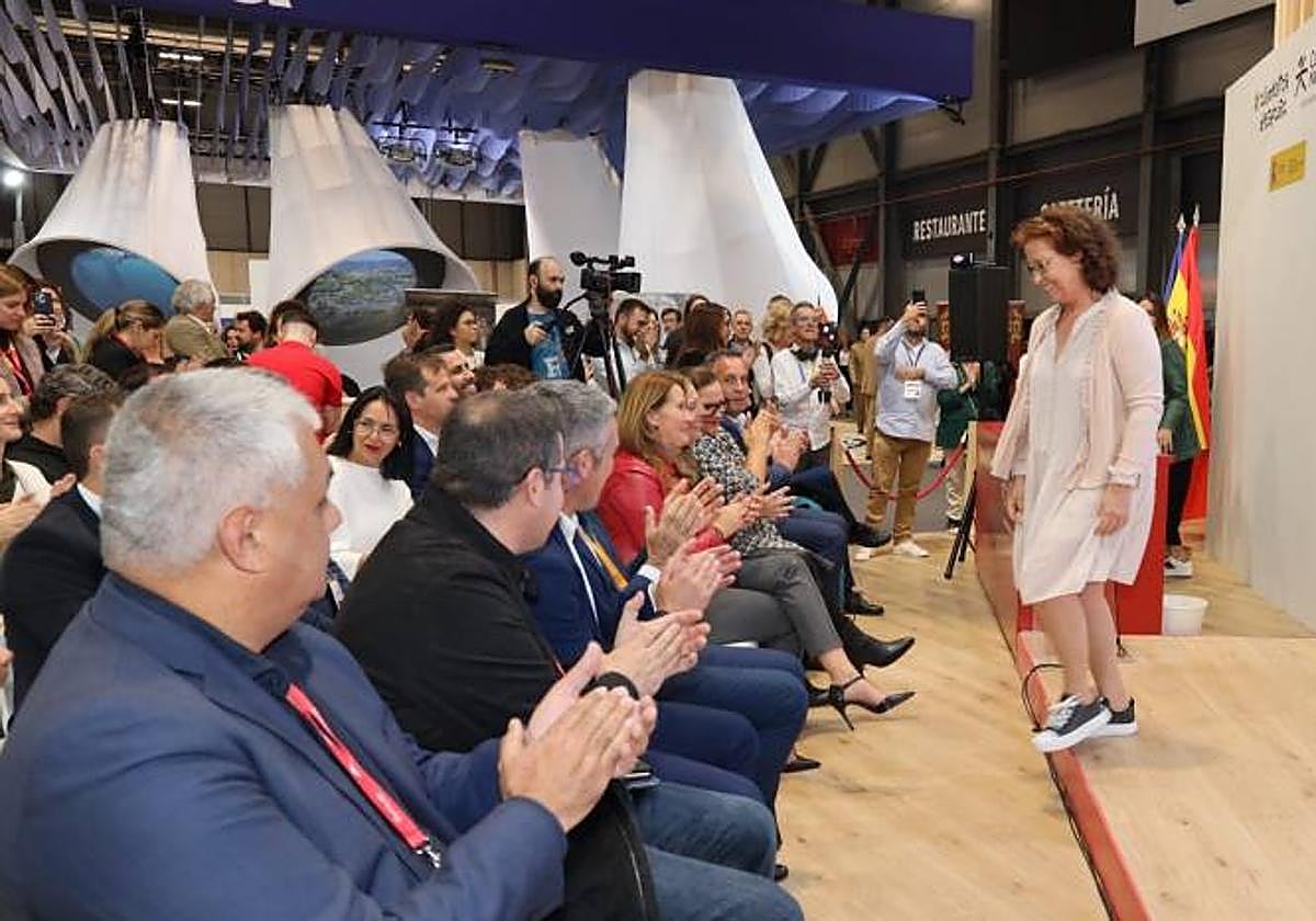 Presentación del proyecto DromeMilk en Fitur 2024.