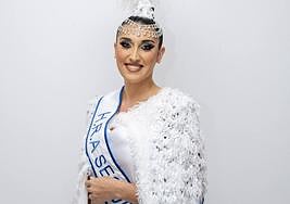 Candidata al trono de reina del carnaval de Las Palmas de Gran Canaria.