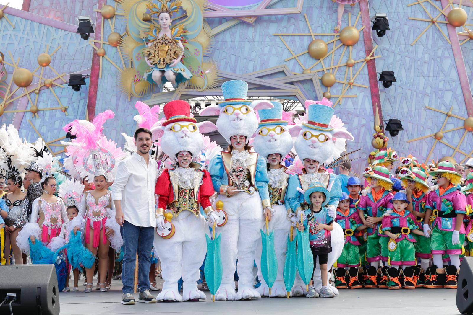 La cantera del carnaval de Las Palmas de Gran Canaria toma el escenario