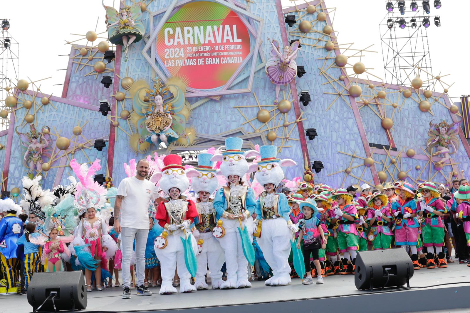 La cantera del carnaval de Las Palmas de Gran Canaria toma el escenario