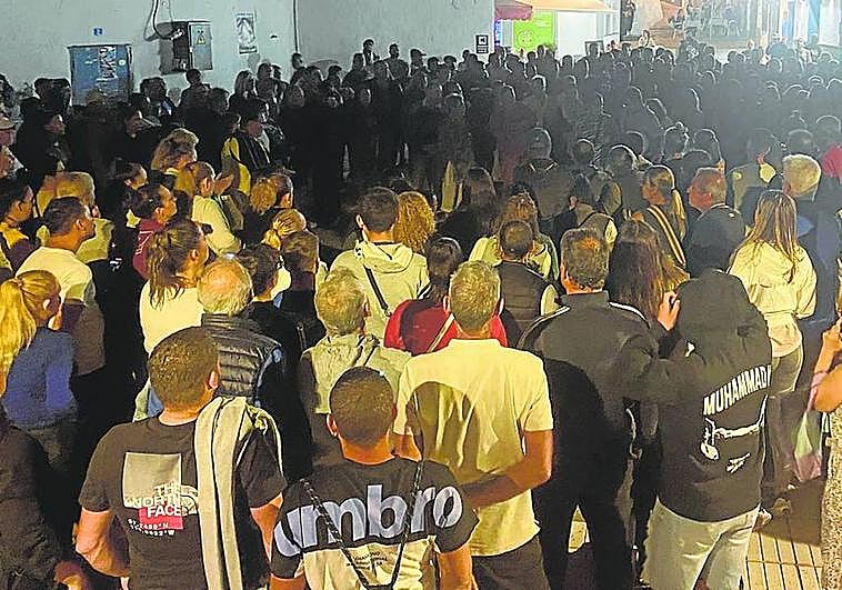 Concentración este martes en homenaje a Pedro Ulla.