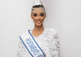 Imagen de la candidata a reina del carnaval de Las Palmas de Gran Canaria, Andrea Franco.