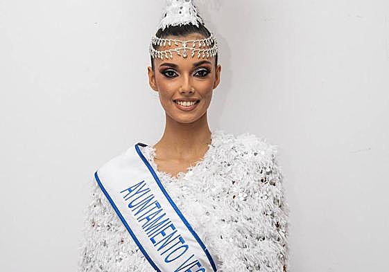 Imagen de la candidata a reina del carnaval de Las Palmas de Gran Canaria, Andrea Franco.