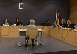 Imagen del juicio en la Audiencia de Las Palmas.