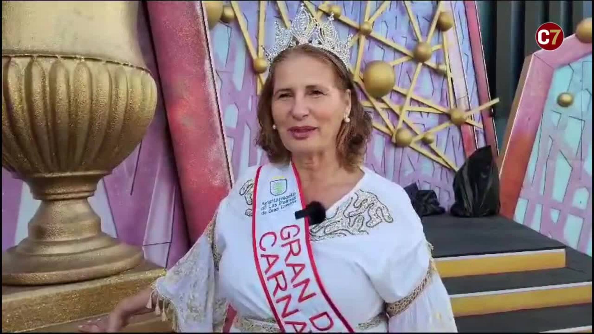 Eva Costa, gran dama del carnaval de Las Palmas de Gran Canaria | Canarias7