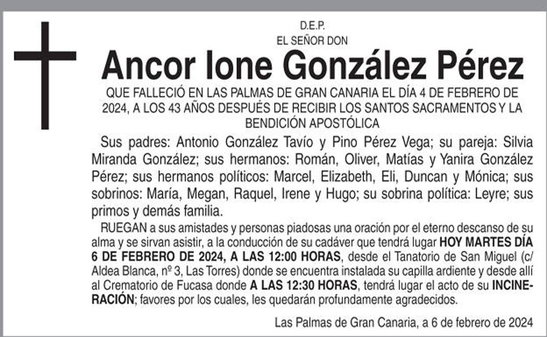 Ancor Ione González Pérez