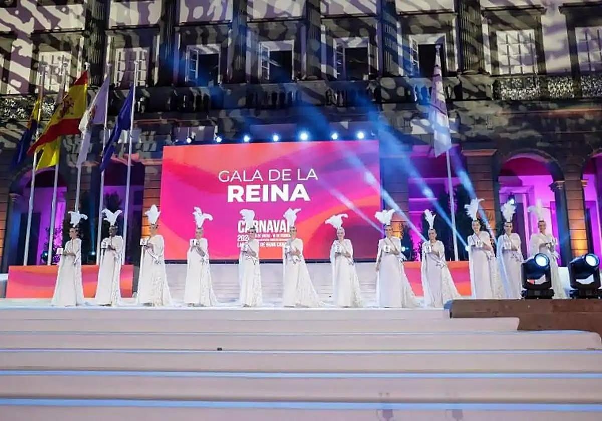 Imagen de las candidatas a reina del carnaval de Las Palmas de Gran Canaria.