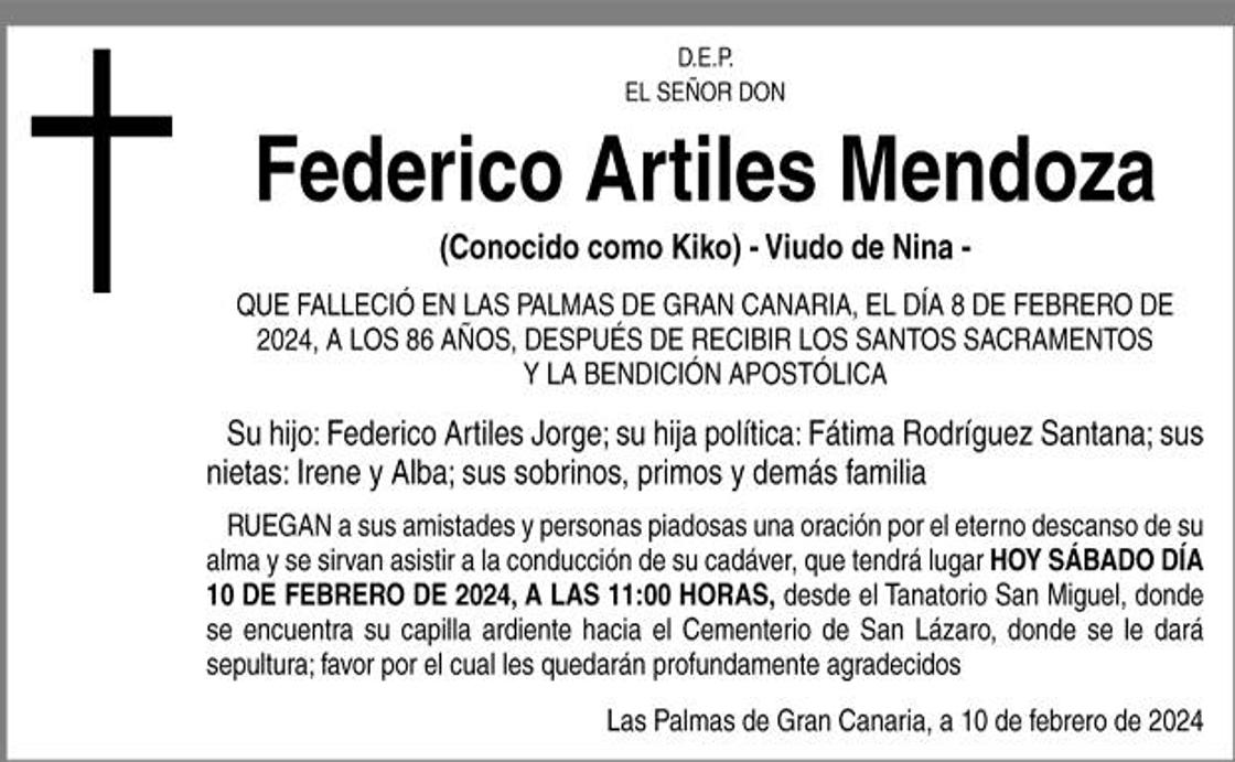 Federico Artiles Mendoza