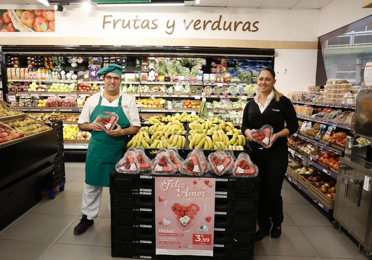 Spar Gran Canaria celebra su amor por la frescura promoviendo el consumo de la fresa de Valsequillo