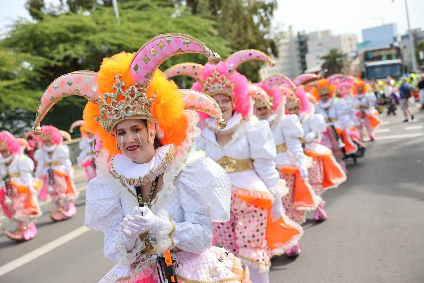 El desfile del carnaval de Las Palmas de Gran Canaria, en imágenes