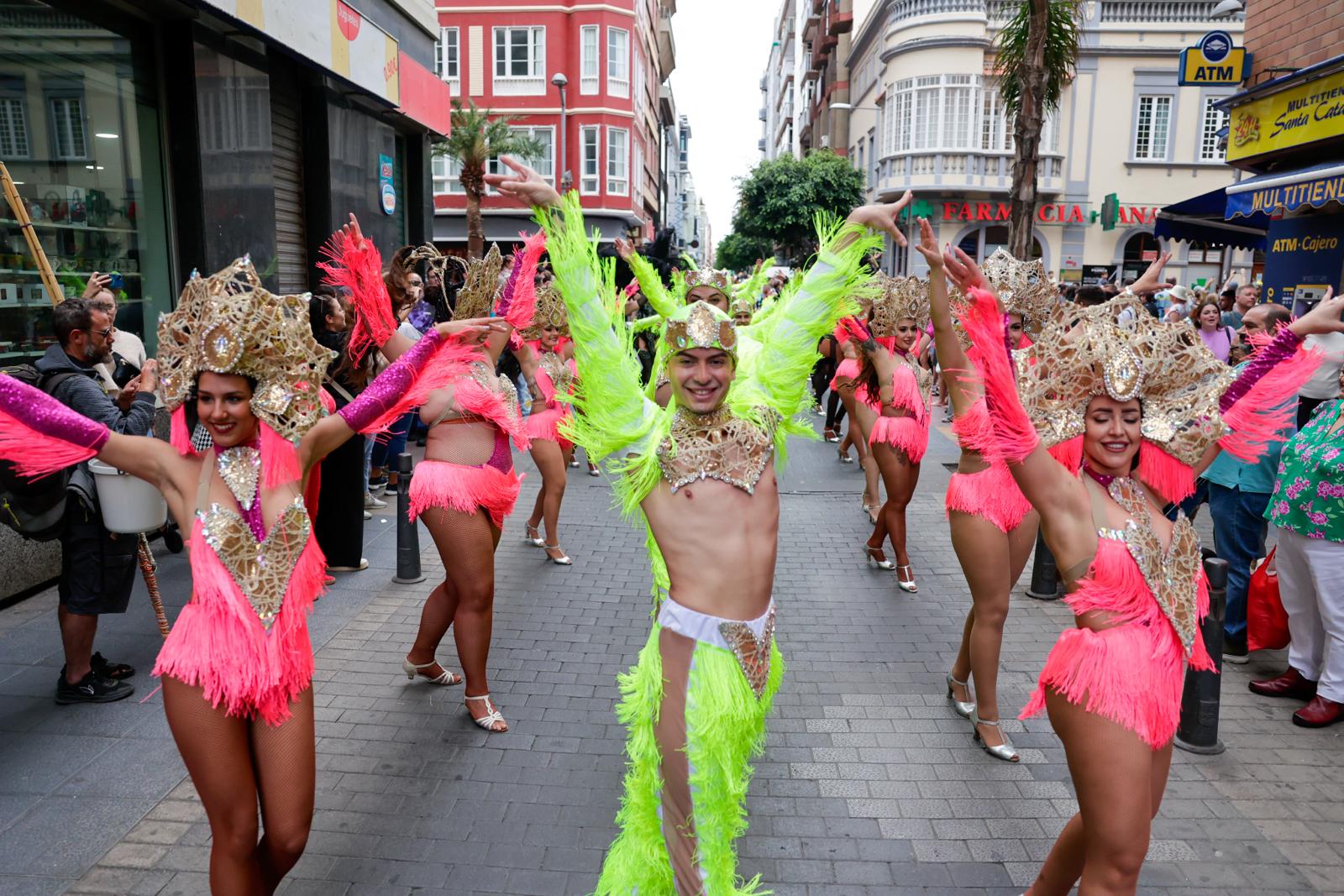 El encuentro carnavalero de comparsas, en imágenes