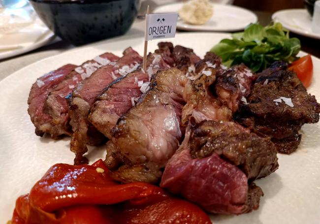 Bife argentino.