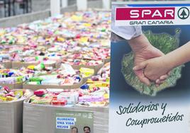 El grupo SPAR Gran Canaria participa en campañas de recogidas solidarias de productos, que atienden las demandas alimentarias de la población vulnerable.
