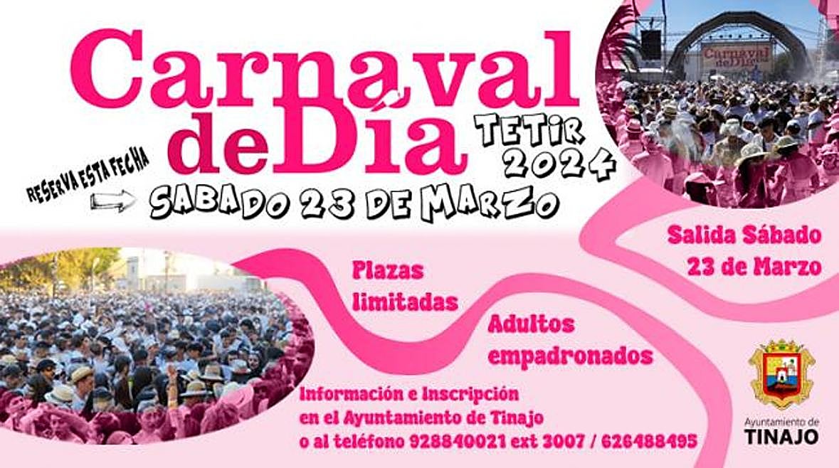 Cartel de la actividad.