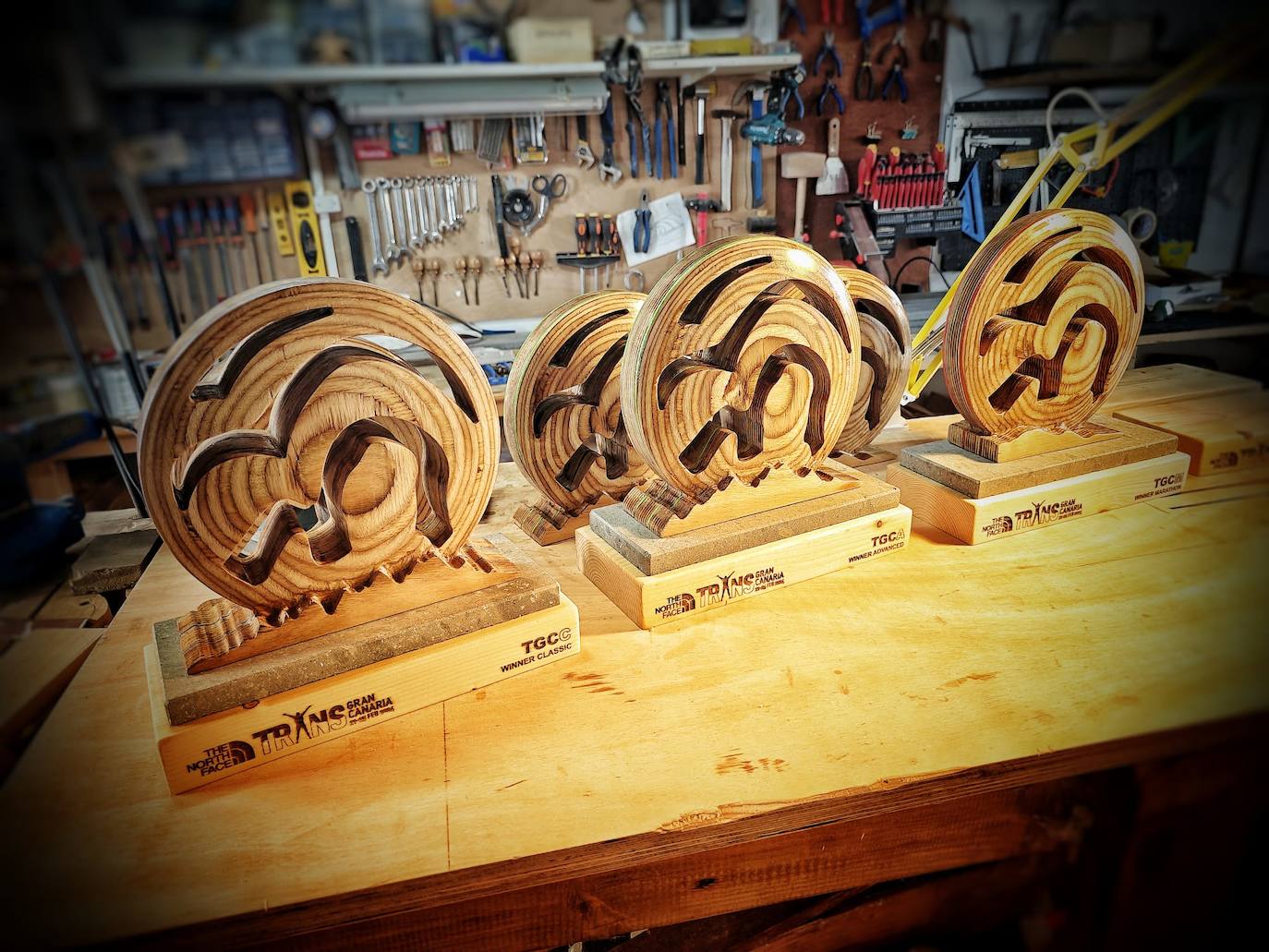 Las piezas de la presente edición de la Transgrancanaria.