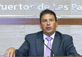 El expresidente de la Autoridad Portuaria de Las Palmas, Luis Ibarra, en una foto de archivo.