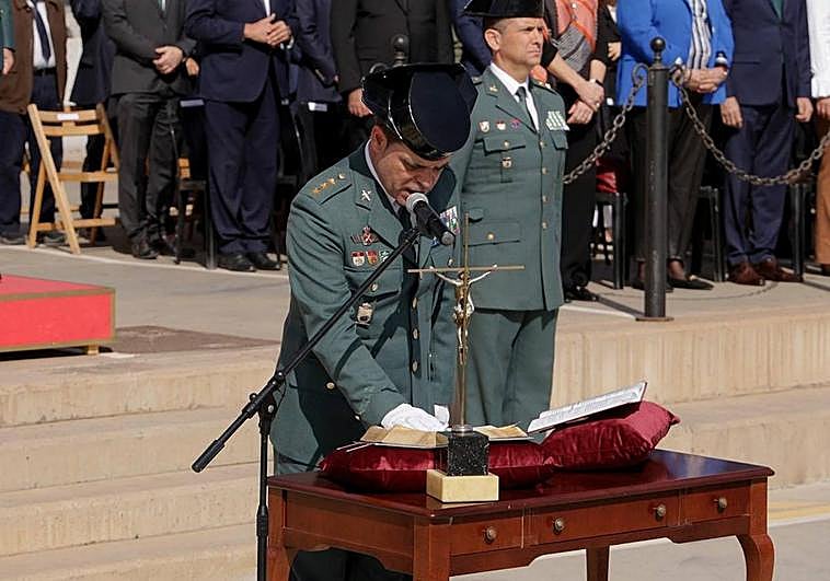 Javier Peña de Haro, durante su toma de posesión.