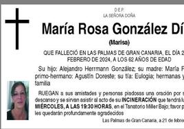 María Rosa González Díaz