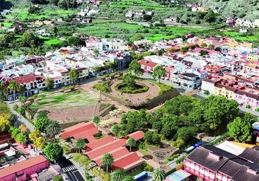 El mamotreto de Santa Brígida dará paso a cuatro plazas con un bulevar y un jardín
