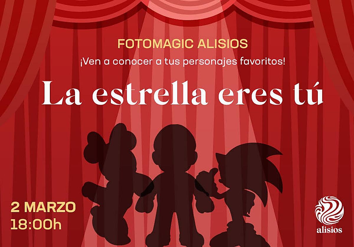 ¡Captura momentos inolvidables con tus personajes favoritos en el FotoMagic de Alisios!