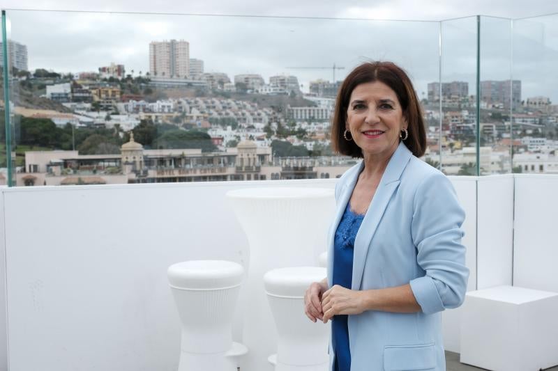 Izaskun Bilbao en Las Palmas de Gran Canaria.