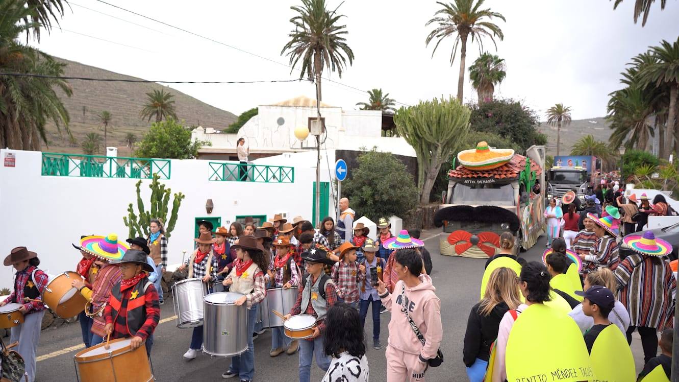 Haría celebra su carnaval inclusivo