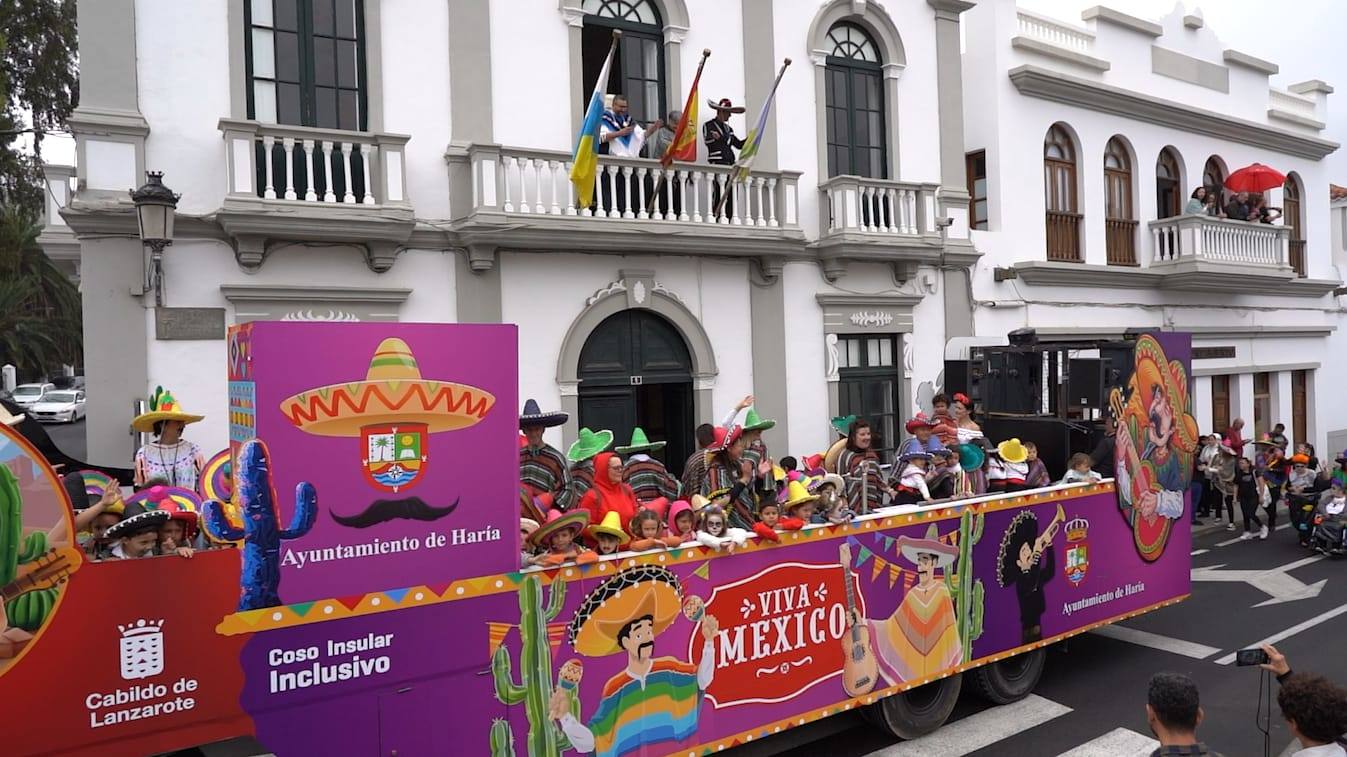 Haría celebra su carnaval inclusivo