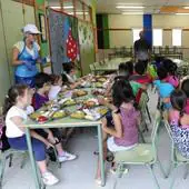Foto de archivo de un comedor escolar en un centro educativo de Canarias.