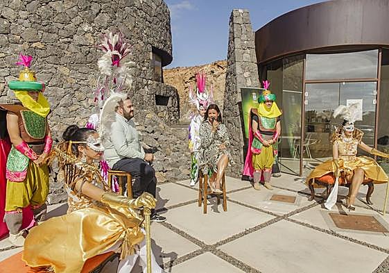 Presentación del carnaval en pasadas fechas.