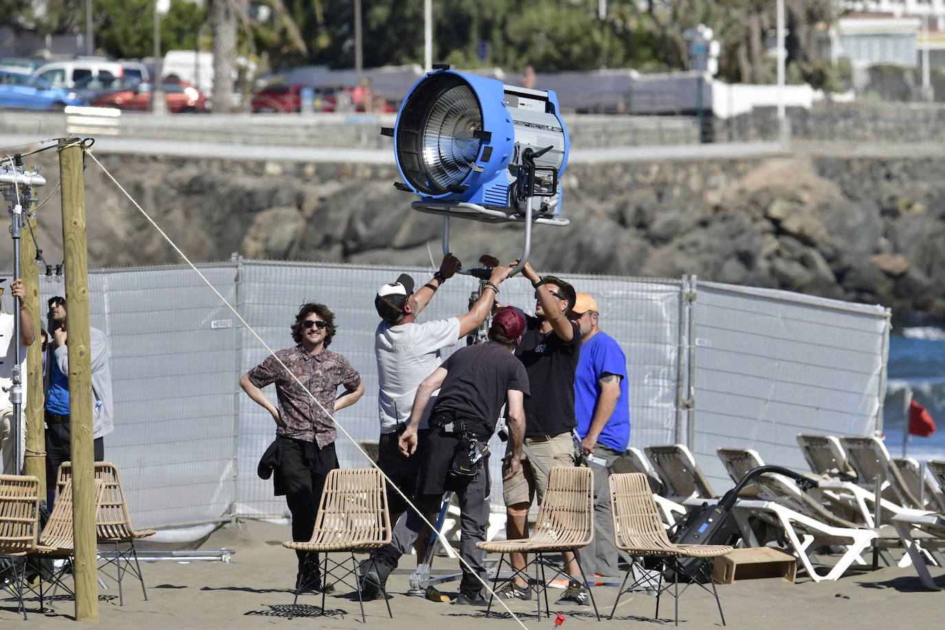 Paco León y Silvia Alonso ruedan una película en San Bartolomé de Tirajana