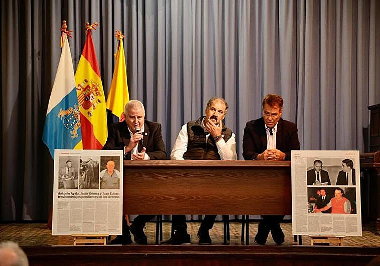 Momento de la charla ofrecida este miércoles en el Liceo de Firgas.