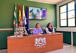 Momento de la presentación de los actos del 8-M en Ingenio.