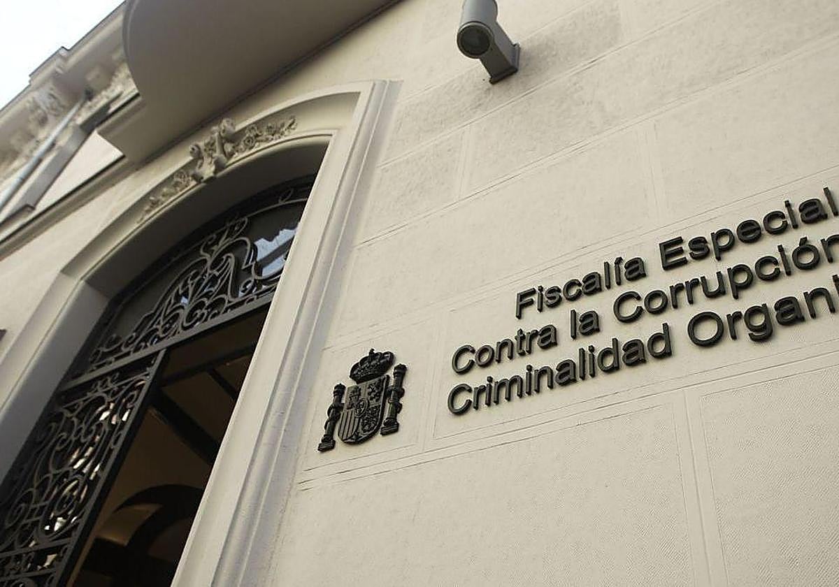 Fachada de la Fiscalía Especial contra la Corrupción y la Criminalidad organizada.