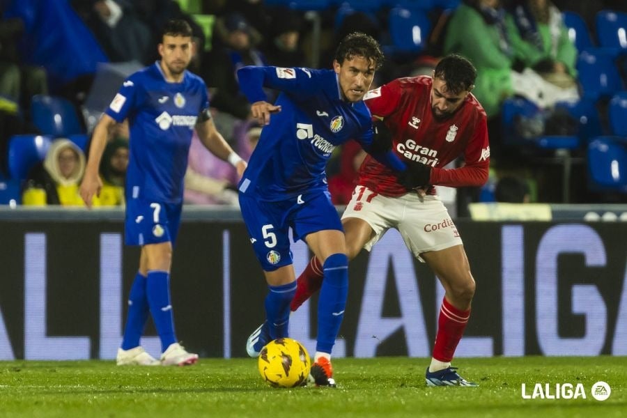 El Getafe-UD Las Palmas, en imágenes