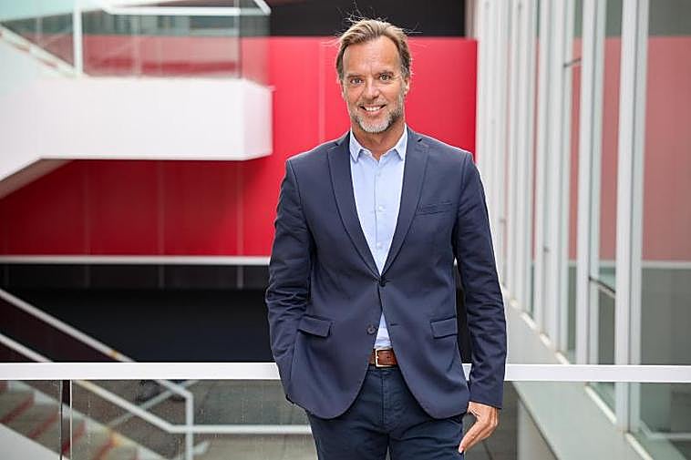 Ciro Gutiérrez, viceconsejero de Universidades, posa en la sede de CANARIAS7 antes de la entrevista.