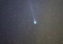 Imagen del cometa 12P/Pons-Brooks capturada desde los Llanos de la Pez.