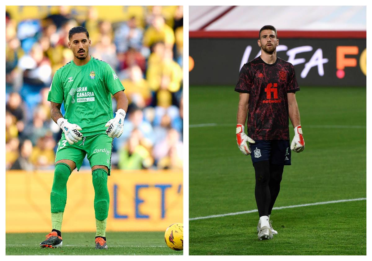 Álvaro Valles y Unai Simón.